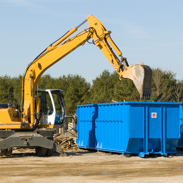 are there any restrictions on where a residential dumpster can be placed in Shapleigh